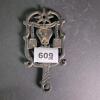 Cast Iron Amish-Style Heart And Bird Trivet - 10