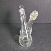 Crossed Crystal Oil and Vinegar Cruet Set - 4
