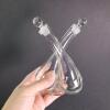 Crossed Crystal Oil and Vinegar Cruet Set - 6