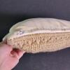 Crochet-Style Throw Pillow With Geometric Pattern - 3