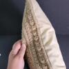 Crochet-Style Throw Pillow With Geometric Pattern - 4