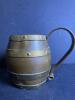Barrel-Form Brass Mug with Handle - 3