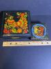 Two Hand-Painted Russian-Style Lacquer Boxes with Folk Motifs - 2