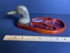 Duck Head Brass and Wood Change Tray - 3