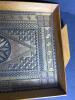 Rectangular Marquetry-Inlaid Wooden Tray With Handles - 4