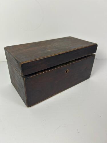 Vintage Wooden Box with Divider