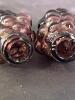 Grape Cluster Glass Salt and Pepper Shakers with Stand - 5