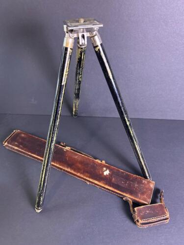 Zeiss Ikon Vintage Tripod with Original Leather Case