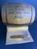 Small Carved Wooden Barrel with Six Small Cups, Folk Style - 5
