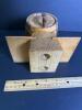 Small Carved Wooden Barrel with Six Small Cups, Folk Style - 6