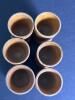 Small Carved Wooden Barrel with Six Small Cups, Folk Style - 10