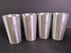 West Bend Aluminum Pitcher W/ Wood Handle & Tumblers Wheat Motif - 6