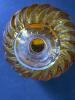 Italian Amber Swirl Art Glass Perfume Bottle - 4