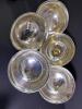 Five Hand Painted Metal Butter Domes - 3