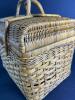 Woven Wicker Picnic Basket With Handles - 2
