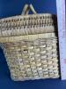 Woven Wicker Picnic Basket With Handles - 4