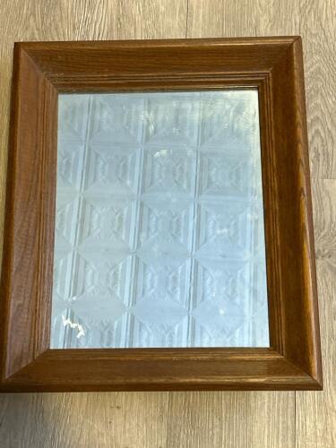 Heavy Wood Framed Mirror