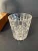 Cut Glass Decanter and Tumblers with Wood Tray, Invitational Plaque - 6