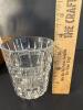 Cut Glass Decanter and Tumblers with Wood Tray, Invitational Plaque - 7