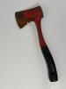 Hatchet with Red Head and Black Handle - 2
