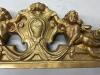 Gilt Rococo-Style Cast Wall Plaque with Cherubs and Scrollwork - 3