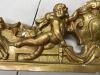 Gilt Rococo-Style Cast Wall Plaque with Cherubs and Scrollwork - 4