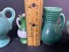 Miniature Art Pottery Vases and Pitcher, Gouda and Occupied Japan - 3