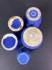 Miniature Blue Pottery Vases in Art Deco Style - 4