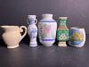 Miniature Decorative Vases and Pitchers