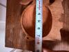 Hand-Carved Wooden Rabbit Bowl Folk Art Style - 5