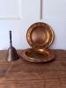 Brass Plates With Star Border and Handbell Made in India - 2