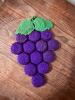 Handmade Crochet Grape Cluster Hot Pad - 2