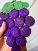 Handmade Crochet Grape Cluster Hot Pad - 4