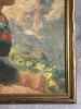 Framed Wall Art Portrait of Girl in Alpine-Style Attire 26"x20" - 5