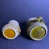 Pair of Art Nouveau-Style Ceramic Vases with Applied Floral Decoration - 2