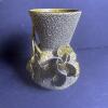 Pair of Art Nouveau-Style Ceramic Vases with Applied Floral Decoration - 3