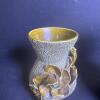 Pair of Art Nouveau-Style Ceramic Vases with Applied Floral Decoration - 4