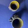 Pair of Art Nouveau-Style Ceramic Vases with Applied Floral Decoration - 5
