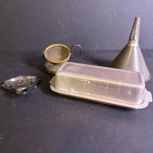 Vintage Metal Kitchen Tools and Utensils Assortment