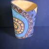 Handmade Pottery Vase With Colorful Pattern