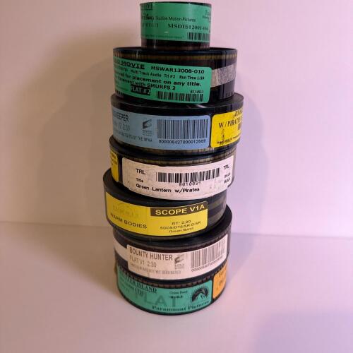 Vintage Film Trailer Reels Featuring Major Motion Pictures