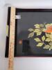 Rectangular Japanese-Style Lacquer Serving Tray With Floral Design - 4