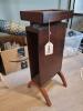 Wooden Modernist-Style Magazine Rack with Slide-Out Tray - 7