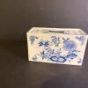 Blue and White Porcelain Flower Frog in the Chinese Style
