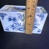 Blue and White Porcelain Flower Frog in the Chinese Style - 7