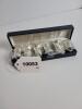 F.B. Rogers Silver Company Mini Salt Shakers in Box - 5