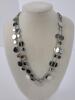 Lia Sophia Silver-Tone Disc Necklace Lot With Glasses Chains And Clock Ring - 3