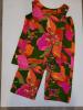 Sydney Honolulu Floral Print Top and Pants Set - 2
