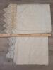 Handwoven Linen Table Runners with Crochet Lace Edging - 3