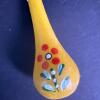 Hand-Painted Teardrop Shaped Candles With Floral Motif - 2